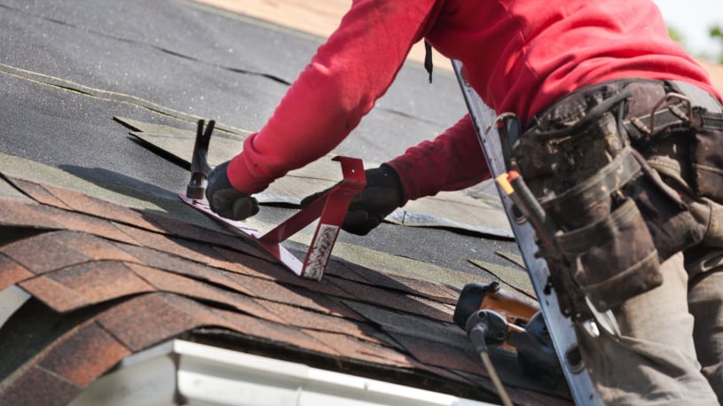 Roof Repair with tools